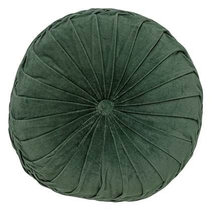 Coussin rond vert