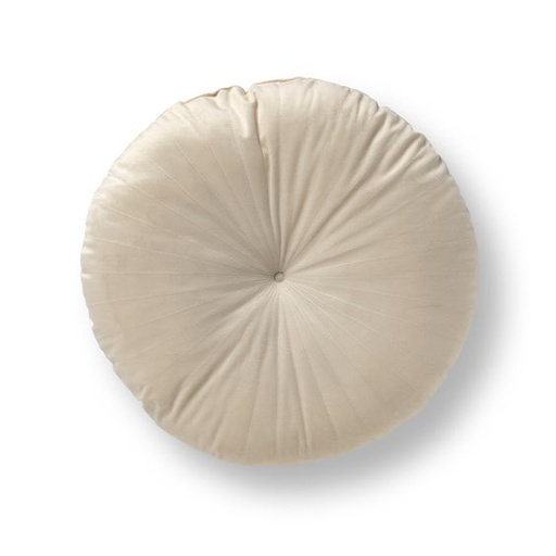 Coussin rond beige